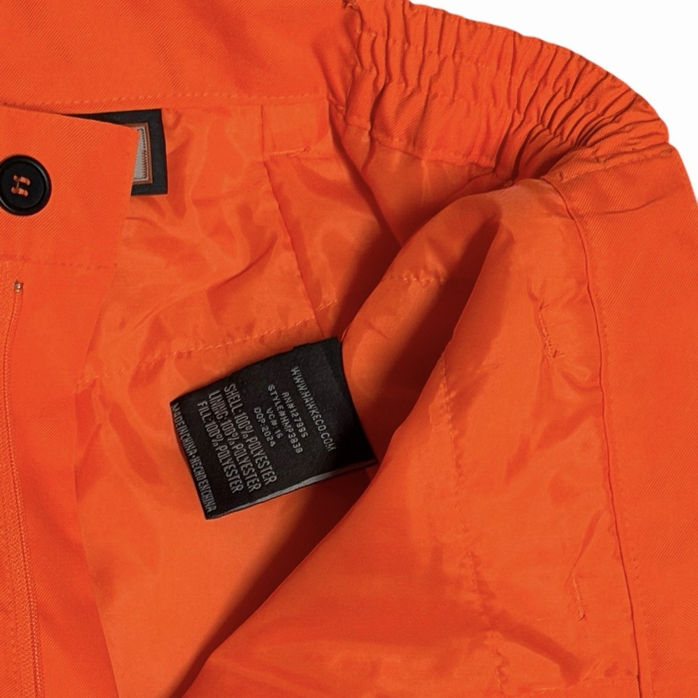 Safety‎ Work Pants Fluorescent Orange Hawke & Co Class 2 high visibility Lined M - Picture 8 of 9